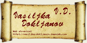 Vasiljka Dokljanov vizit kartica